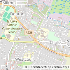 Map of Gravesend