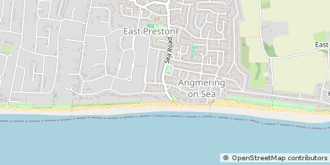 Map of Littlehampton, West Sussex
