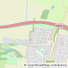 Map of Shifnal, Shropshire