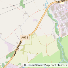 Map of Accrington, Lancashire