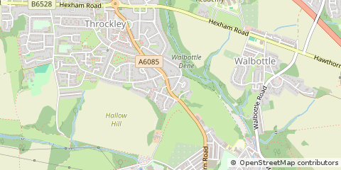 Map of Newcastle Upon Tyne, Tyne & Wear