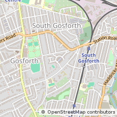 Map of Newcastle Upon Tyne