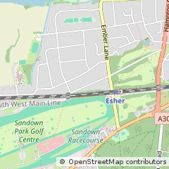 Map of Esher
