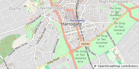 Map of Harrogate