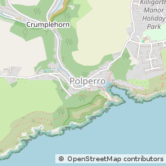 Map of Polperro, Cornwall