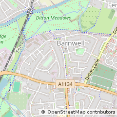 Map of Cambridge, Cambridgeshire