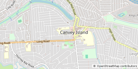 Map of Canvey Island