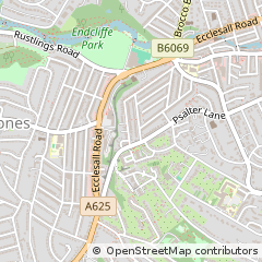 Map of Sheffield