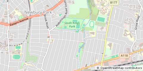 Map of Seven Kings, Ilford