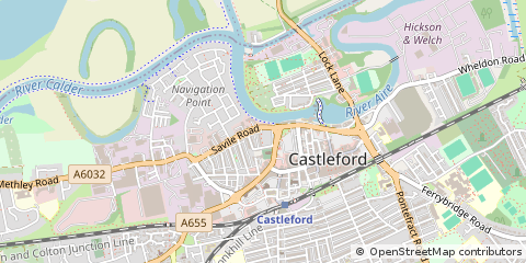Map of West Yorkshire