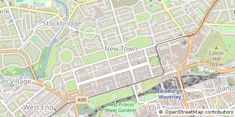 Map of Edinburgh