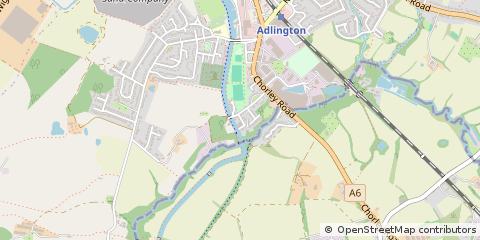 Map of Adlington, Lancashire