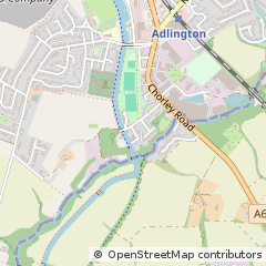 Map of Adlington, Lancashire