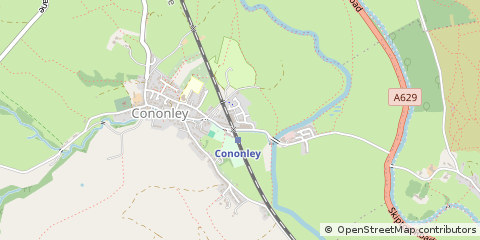 Map of Skipton, North Yorkshire