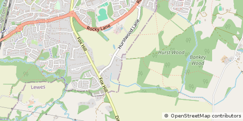 Map of Haywards Heath, West Sussex
