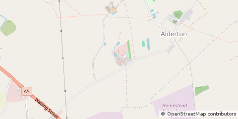Map of Paulerspury, Towcester
