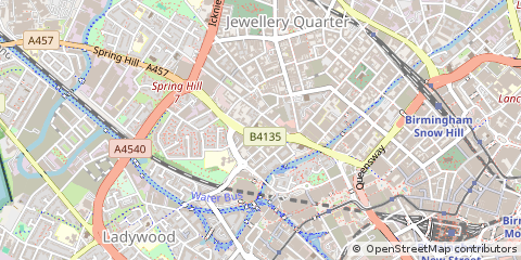 Map of Birmingham