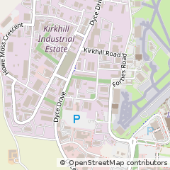 Map of Dyce, Aberdeen