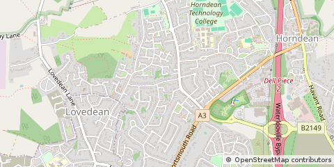Map of Horndean