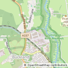 Map of Lymington, Hampshire