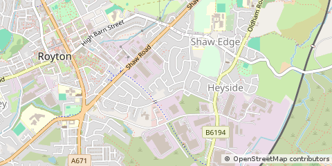 Map of Oldham