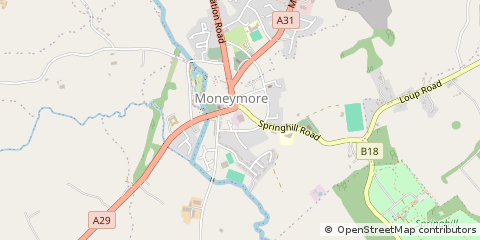 Map of Magherafelt