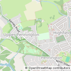 Map of Lymington, Hampshire