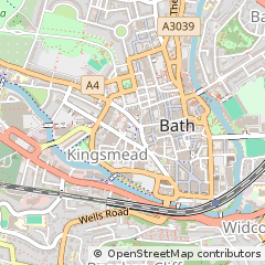 Map of Bath, Bath & NE Somerset