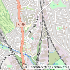 Map of Wolverhampton, West Midlands