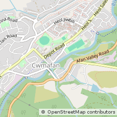 Map of Port Talbot, West Glamorgan