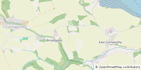 Map of Totnes, Devon