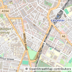 Map of Leicester