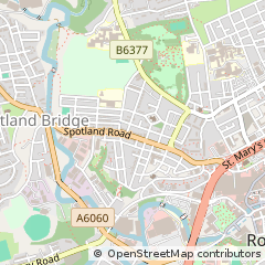 Map of Rochdale, Lancs