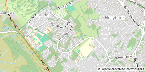 Map of Southampton, Hampshire