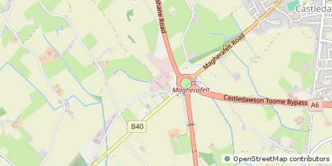 Map of Magherafelt