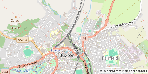 Map of Buxton
