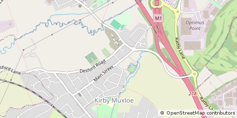 Map of Leicester