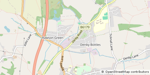 Map of Derby, Derbyshire