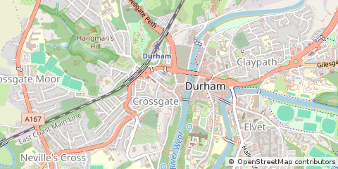 Map of Durham
