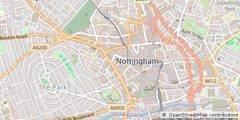 Map of Nottingham
