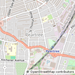 Map of Derby, Derbyshire