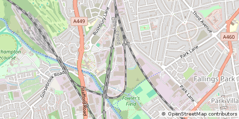Map of Wolverhampton, West Midlands