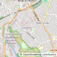 Map of Halesowen, West Midlands
