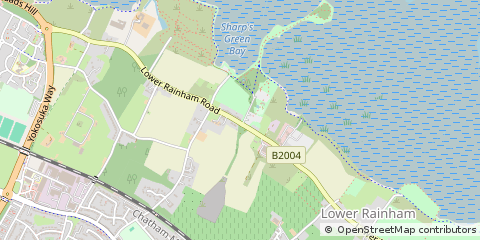 Map of Gillingham, Kent