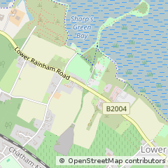 Map of Gillingham, Kent