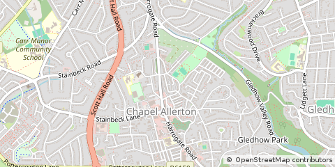 Map of Leeds