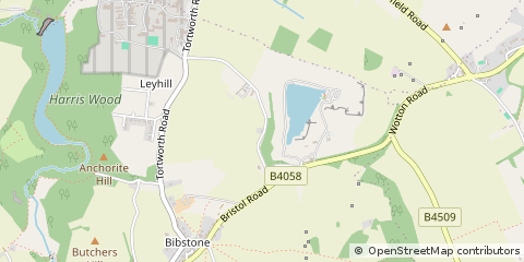 Map of Cromhall, Glos