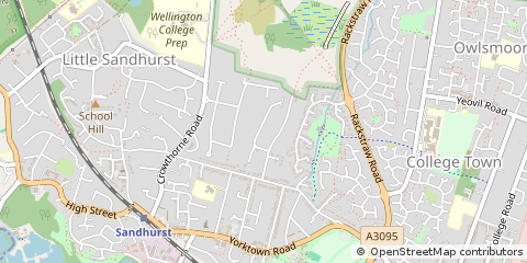 Map of Sandhurst