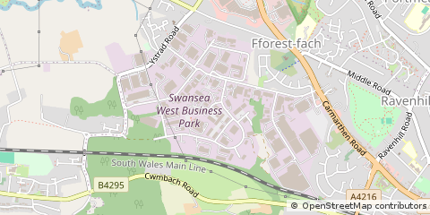 Map of Swansea