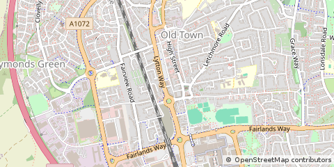 Map of Stevenage